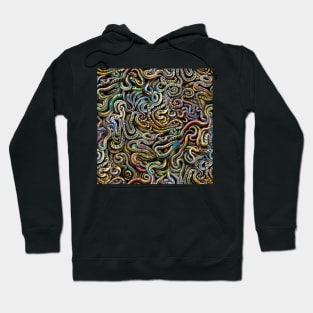 Colorful Snakes Patterns Art #1 Hoodie